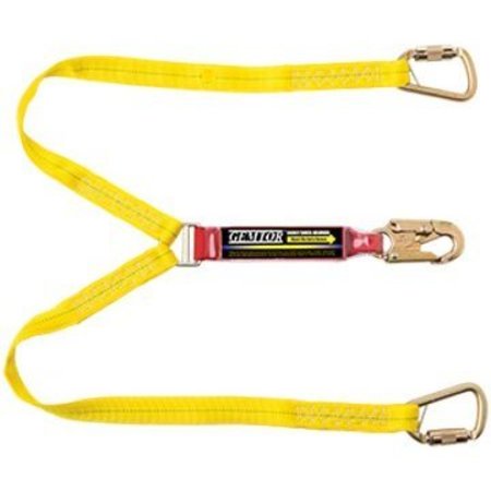 GEMTOR 6 ft.L Tie-Back Sp Lanyard, 100 perc Tie-Off TB1101LY6